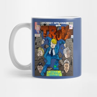 Trump God of Blunder Journey into chaos Mug